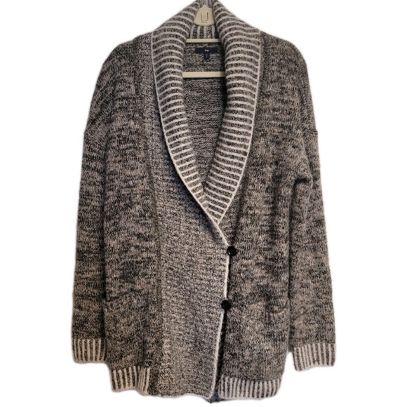 Women's Gap Shawl Collar Button Front Cardigan Sweater Size L - Picture 1 of 8